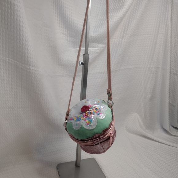 Other - Pink and Green Cupcake Crossbody Bag